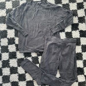 Barefoot Dreams CozyChic Ultra Lite top and leggings set